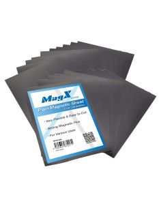 Hojas Magnéticas Planas MagX 10x15 cm 20 Piezas No Adhesivas