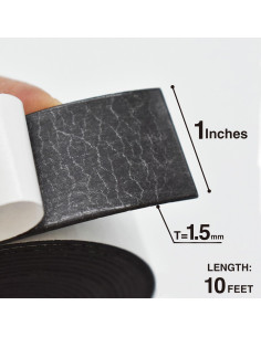 Cinta Magnética MagX 25mm x 3m Ultra Gruesa 1.5cm Adhesiva 2