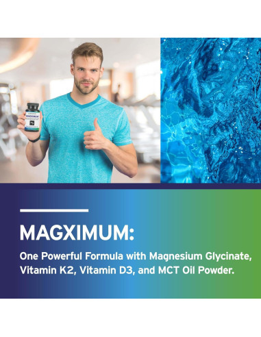 Suplemento de Magnesio Glicinato Trio Nutrition 60 Cápsulas