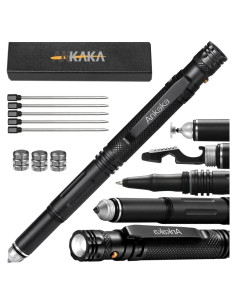 Bolígrafo Táctico 7 en 1 ANKAKA con Punta de Autodefensa