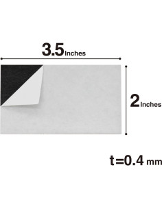 Tarjetas de Negocios Magnéticas MagX 5.08 x 8.89 cm - 50 Pzas 2
