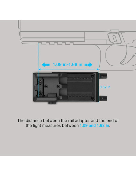 Luz Táctica OLIGHT PL-Mini 3 600 Lúmenes Montaje Riel P365