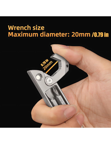 Barra de Palanca EDC de Titanio ResafeLy - Multiusos Compacta