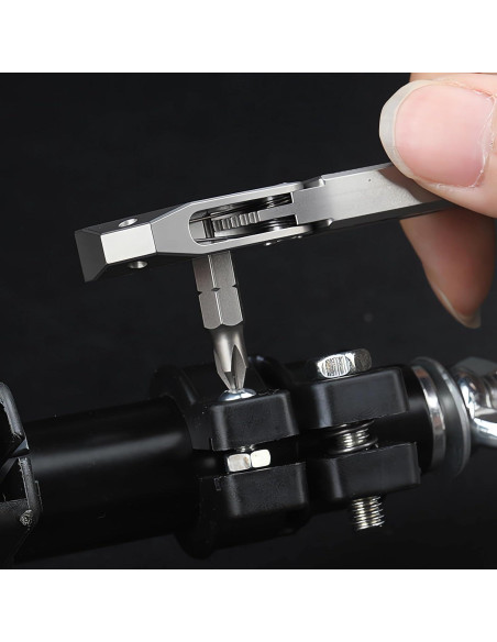 Barra de Palanca EDC de Titanio ResafeLy - Multiusos Compacta