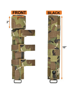 Soporte de Herramientas Molle Sozothy Nylon 25.9 cm Caza 2