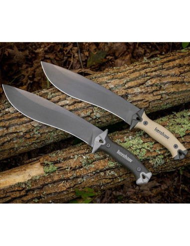 Machete Kershaw Camp 10, Hoja Fija 25.4 cm, Acero Carbono