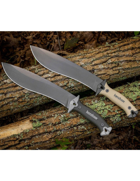 Machete Kershaw Camp 10, Hoja Fija 25.4 cm, Acero Carbono