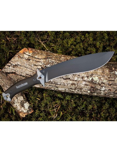 Machete Kershaw Camp 10, Hoja Fija 25.4 cm, Acero Carbono
