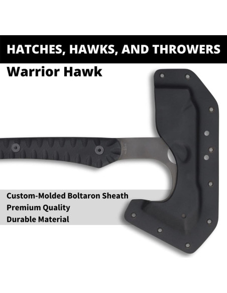 Hacha Tomahawk Spyderco Warrior Hawk 34.7 cm Acero D2