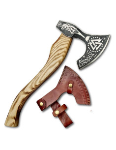 Hacha Vikinga HAWK KNIVES de Acero al Carbono 45.72 cm