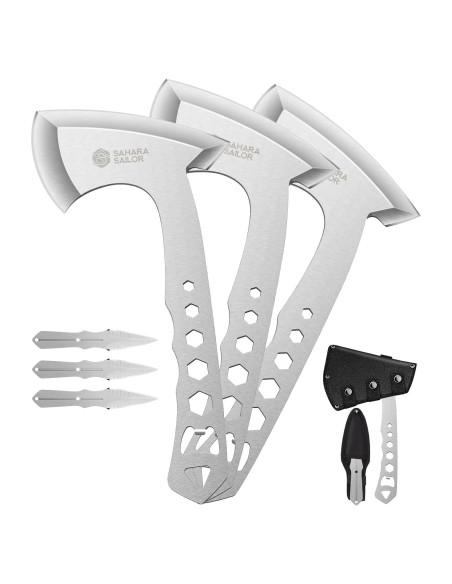 Hachas de Lanzamiento Sahara Sailor - Paquete de 3 Hachas 25.4 cm
