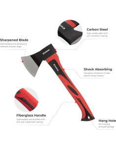 Set de Hachas INTERTOOL HT-0261 y HT-0264 - Fibra de vidrio 2