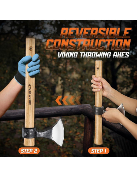 Conjunto de Hachas de Lanzamiento Dream Reach 2 Pack 38 cm