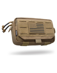 Bolsa Administrativa Molle Táctica WYNEX Caqui 3 Compartimentos