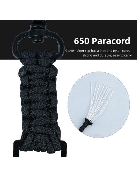 Soporte de Clip KUNN para Guantes Tácticos - 2 Piezas