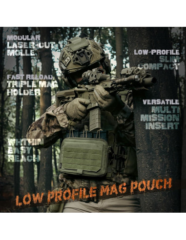 Bolsa Administrativa Canguro WYNEX Modular 23x5x16cm Verde