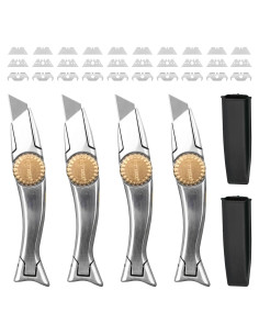 Cuchillos Utilitarios SharkKnife CUTTEREX 4pcs con 30 Cuchillas