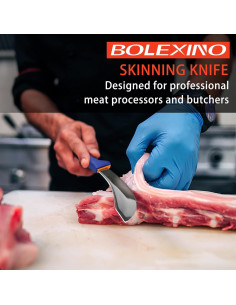 Cuchillo de Desollado Profesional BOLEXINO 15.24 cm Acero Alemán 2