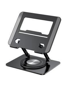 Soporte de Laptop Ajustable SAUNUOWL Negro 360 hasta 17.3"