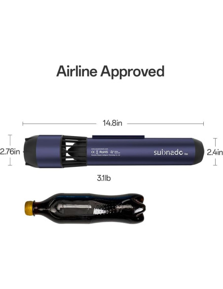 Scooter Submarino Waydoo Subnado Lite Azul, Compacto y Portátil