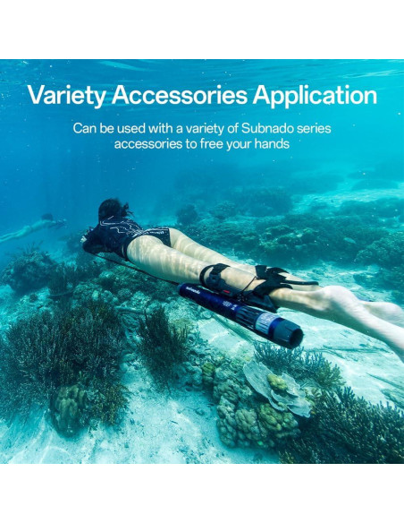 Scooter Submarino Waydoo Subnado Lite Azul, Compacto y Portátil