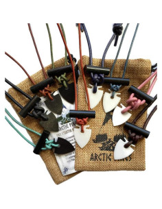 Collar Iniciador de Fuego Marrón - Equipo de Supervivencia 2