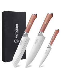Juego de cuchillos de cocina YOTSUBA 3 piezas acero inoxidable