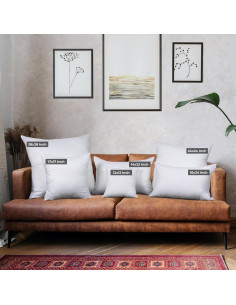 Cojines Decorativos Utopia Bedding Juego de 4 Blanco 43x43cm 2