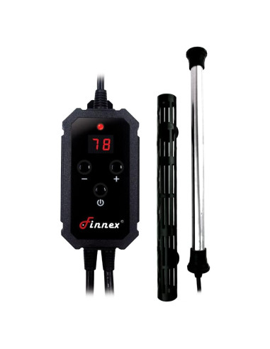 Calentador de Acuario de Titanio Finnex STE 200W con Controlador