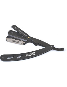 Maquinilla de Afeitar Recta Macs Profesional + 100 Cuchillas Derby 2