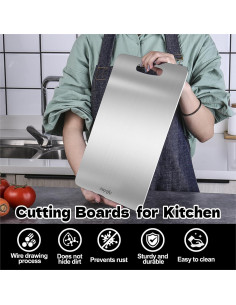 Juego de Tablas de Cortar de Titanio NSLLL - 3 Piezas 29.21-45.72 cm 2