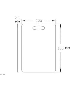 Tabla de Cortar Titanio Keith Ti8721 30x20 cm Doble Cara 2