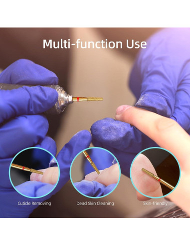 Broca Limpiadora de Cutículas 2mm hytoos - Titanio Fino