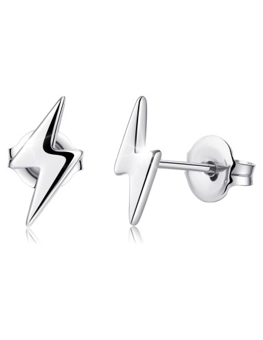 Pendientes de Stud de Titanio Hipoalergénicos para Mujeres - Rayo