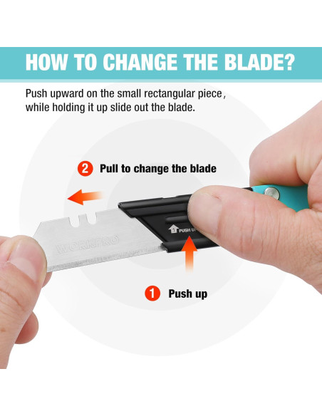 Cuchillo Utility Plegable WORKPRO EDC Acero Inoxidable 8.4cm Cuchillo Utility Plegable WORKPRO EDC Acero Inoxidable 8.4cm