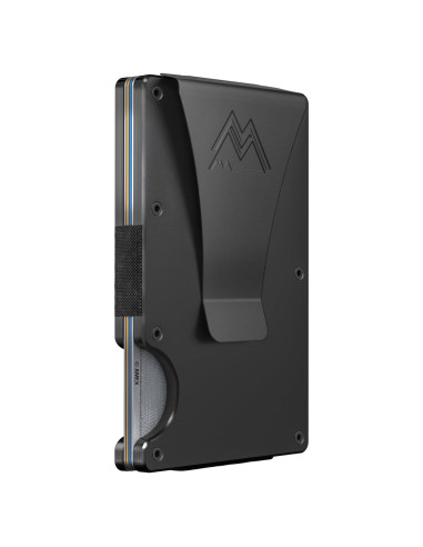 Billetera Minimalista Mountain Voyage Co RFID Titanio Negro