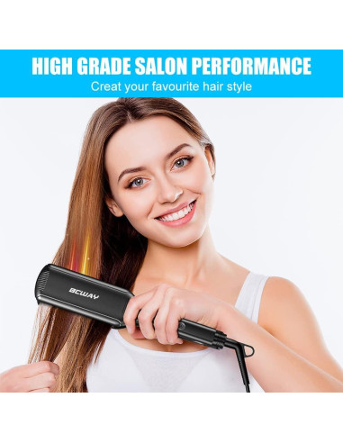 Plancha de Pelo Profesional BCWAY Titanio Flotante 5 Temperaturas