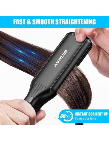 Plancha de Pelo Profesional BCWAY Titanio Flotante 5 Temperaturas