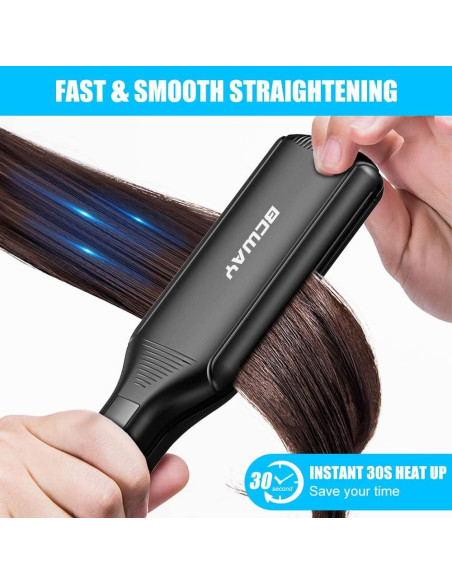 Plancha de Pelo Profesional BCWAY Titanio Flotante 5 Temperaturas