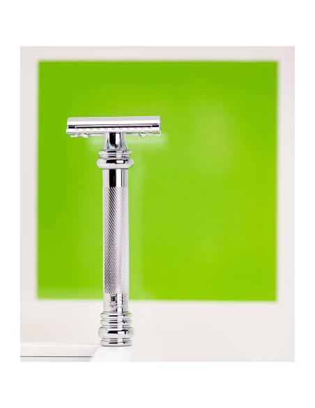 Maquinilla de Afeitar Doble Filo Merkur 38C Cromo Brillante