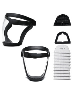 Escudo Facial Completo Fracavi Reutilizable Anti-Niebla 2 Pack