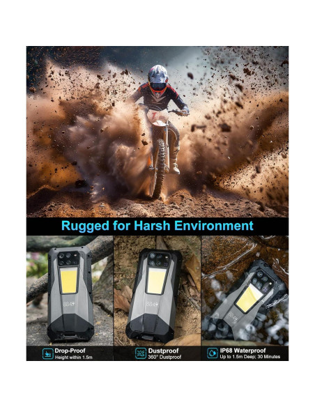 Teléfono Inteligente Resistente 8849 Tanque 3 Pro 5G 32GB RAM 512GB Teléfono Inteligente Resistente 8849 Tanque 3 Pro 5G 32GB RAM 512GB