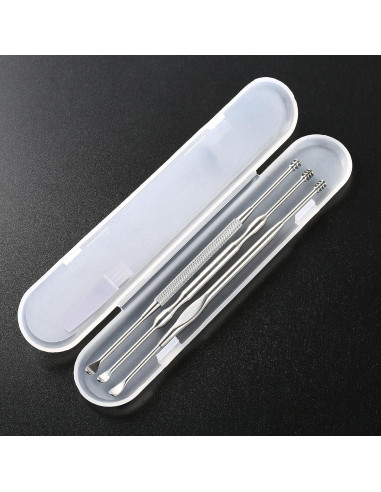 Juego de 3 Palas para Oídos Geengle - Acero Inoxidable