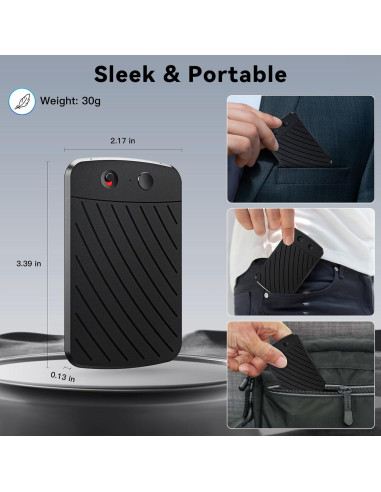 Grabadora de Voz AI IUNSONE Q70, 64GB, Traducción 112 Idiomas