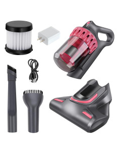 Aspiradora de Cama DICN 100W con Luz UV y Filtro HEPA