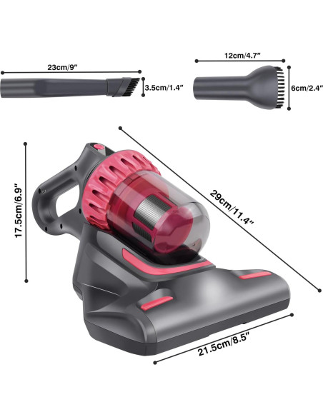 Aspiradora de Cama DICN 100W con Luz UV y Filtro HEPA Aspiradora de Cama DICN 100W con Luz UV y Filtro HEPA