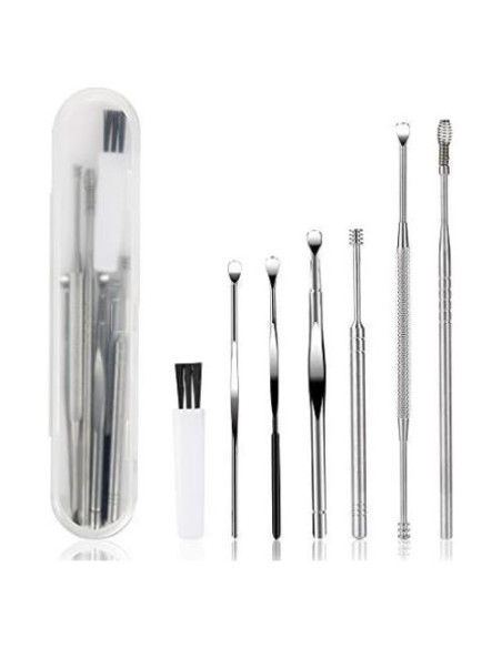 Juego de Herramientas de Limpieza de Oídos BetyBedy 7 Pcs