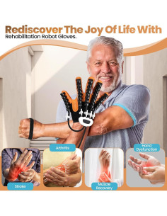 Guantes de Rehabilitación Dvoliaw Mano Derecha M 4 Modos 2