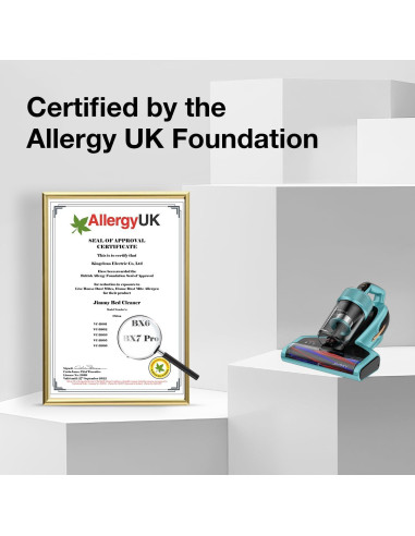 Aspiradora de Colchones Jimmy BX7 Pro 480W con Luz UV y HEPA