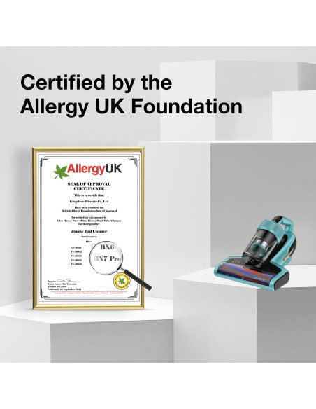 Aspiradora de Colchones Jimmy BX7 Pro 480W con Luz UV y HEPA